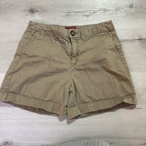 Merona Fit 1 Khaki Shorts, Size 2